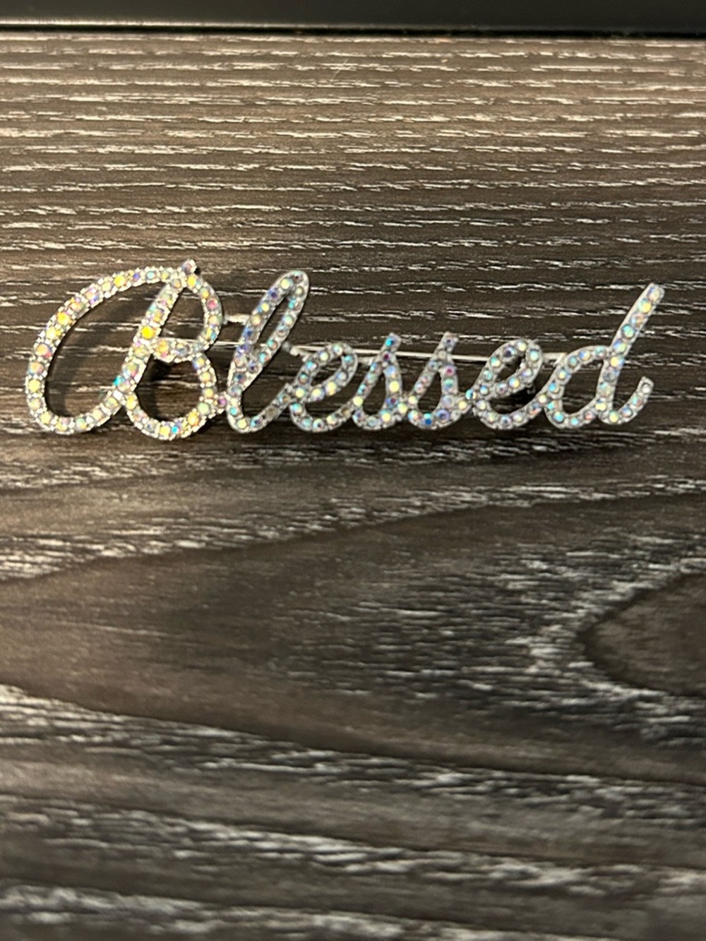 Blessed crystal brooch NEW